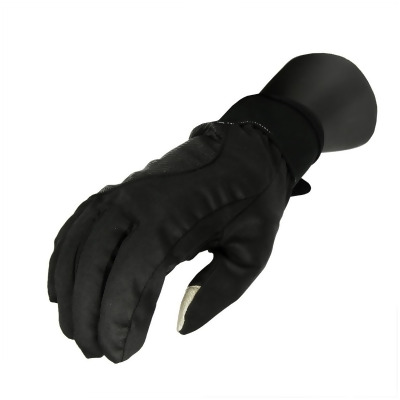 Men's Black Softshell Thinsulate Touchscreen Sport Gloves - X-Large 