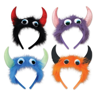 Club Pack of 12 Assorted Halloween Monster Headbands 