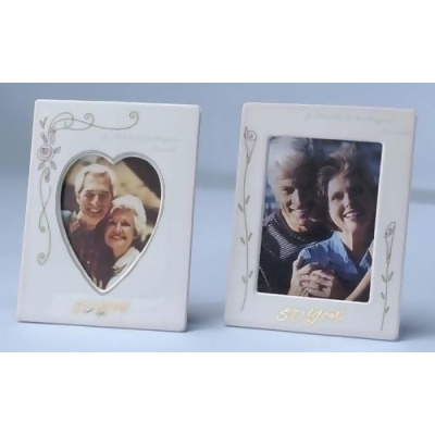 Club Pack of 24 White 25th Silver Wedding Anniversary Photo Picture Frames 8