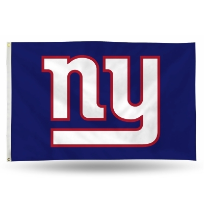 3' x 5' Blue and White NFL New York Giants Rectangular Banner Flag 