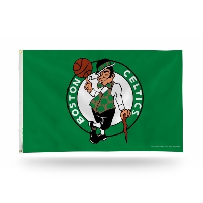 3' x 5' Green and White NBA Boston Celtics Rectangular Banner Flag 