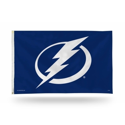 3' x 5' Blue and Gray NHL Tampa Bay Lightning Rectangular Banner Flag 