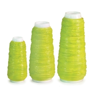 UPC 257554338848 product image for Set of 3 Neon Green Spring Serenity Spool of Yarn Flower Vases 10.5 - All | upcitemdb.com