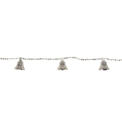 9' Jingle Bell Beaded Christmas Garland 