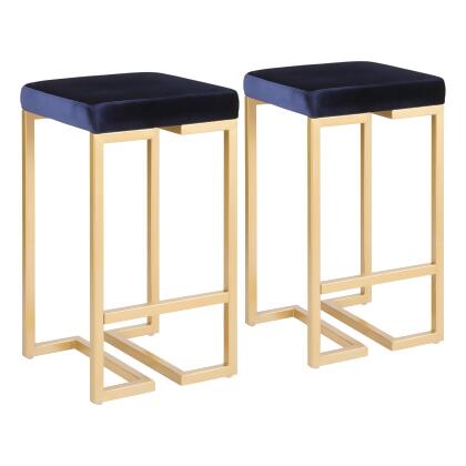 Geometric discount counter stool