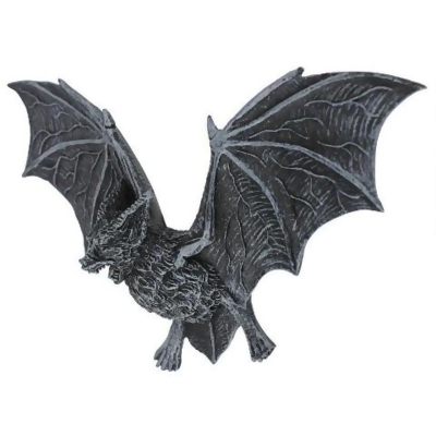 Set of 2 Black and Gray Vampire Bats of Castle Barbarossa Wall Sculpture 7