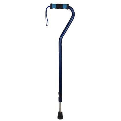 Blue and Black Adjustable Shock Absorbing Walking Cane 32