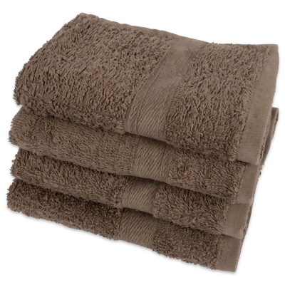 Set of 4 Brown Bath Towel 54