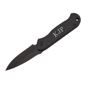 3.5 Black Locking Pocket Knife - All