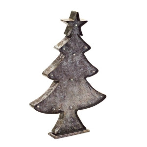 UPC 715833376443 product image for 19 Rustic Brown and Bronze Led Christmas Tree Tabletop Decor - All | upcitemdb.com