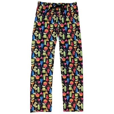 Mixed Drinks Printed Women's Adult Sleep Pant - Extra Large 