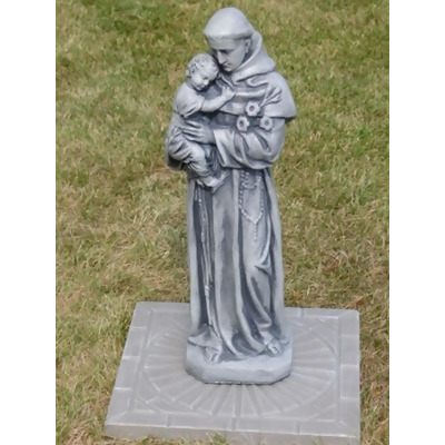 25” Olive Finished St Anthony Outdoor Statue Decoration 