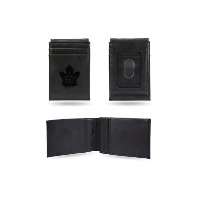 4 Black NHL Toronto Maple Leafs Front Pocket Wallet 
