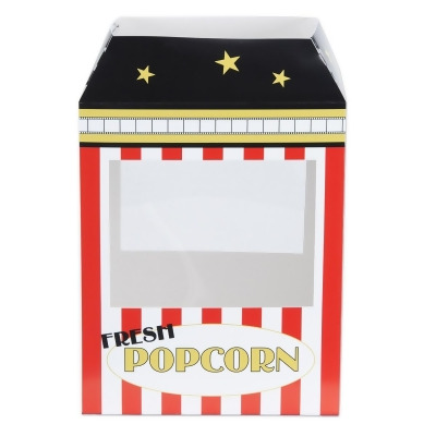 Club Pack of 12 Red and White Awards Night Popcorn Machine Centerpiece Decorations 15.25
