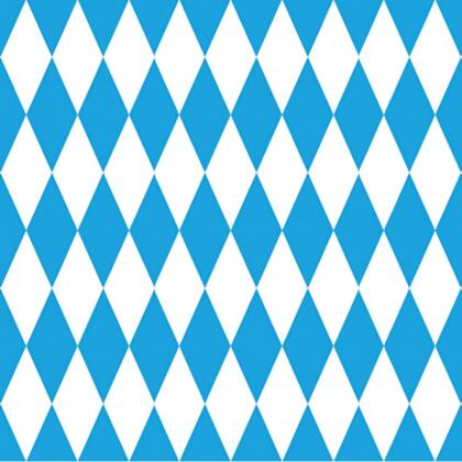 Pack of 6 Blue and White Diamond Oktoberfest Photo Backdrop Wall Decor 30' 