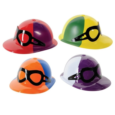 Club Pack of 48 Vibrantly-Colored Jockey Party Helmets Costume Accessories 