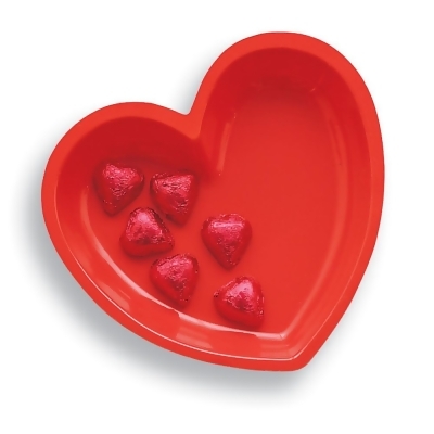 Club Pack of 12 Red Valentines Day Serving Trays 9” 