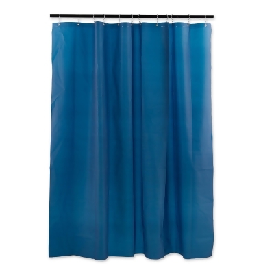 6' Solid Blue Bathroom Collections and Essentials Shower Curtain 