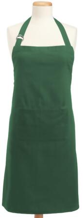 32' x 28' Dark Green Colored Adjustable Chefs Apron with Pockets 