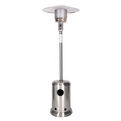 7.25' Stainless Steel and Clear Sleek Style Stainless Steel Patio Heater 