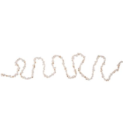 9' Traditional Faux Popcorn Christmas Garland, Unlit 