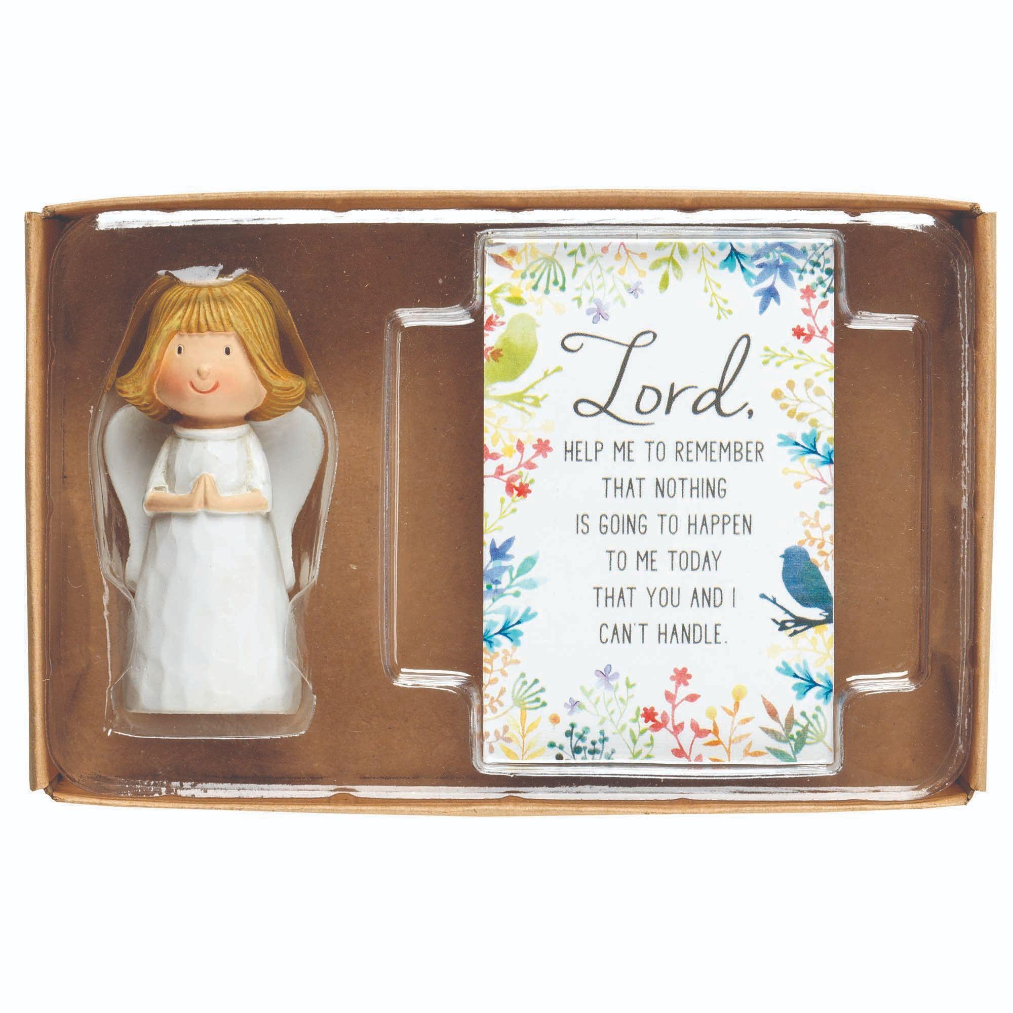 Pack of 2 White and Beige Religious 