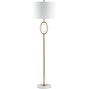 White Hand Finish Floor Lamp