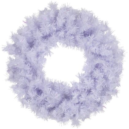 Icy White Iridescent Spruce Artificial Christmas Wreath - 18-Inch, Unlit 