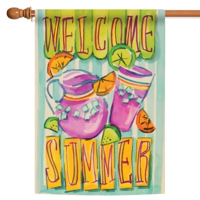 Lemonade Drinks 'Welcome Summer' House Flag 40