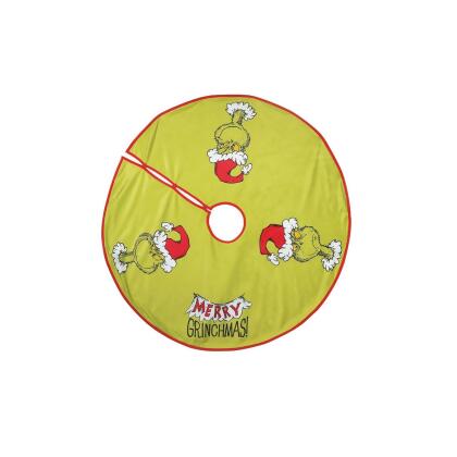 Enesco The Grinch Hooded Christmas Tree Skirt 