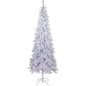 UPC 715833000089 product image for 7.5' Pre-Lit White Winston Pine Artificial Christmas Tree, Multi Led Lights - Al | upcitemdb.com