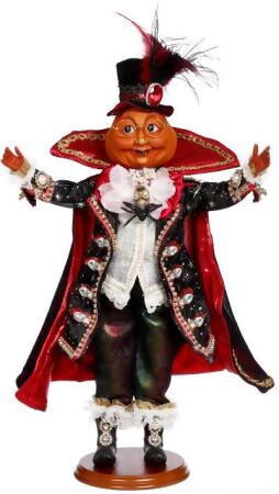 Mark Roberts Halloween Mr. Pumpkin Head Collectible Figurine, Small - 20