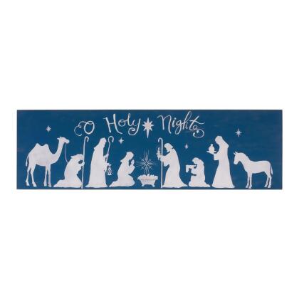 O Holy Night Wall Sign