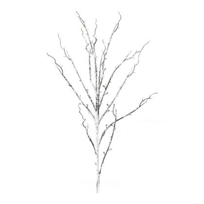 Snowy Birch Twig Spray, White, 34