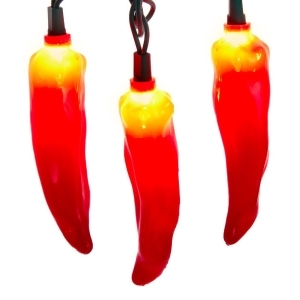 UPC 086131815072 product image for Set of 10 Red Chili Pepper Christmas String Lights 12' - All | upcitemdb.com
