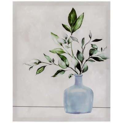 Greenery with Vase Canvas Wall Art 19.5