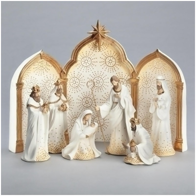 Set of 9 Nativity Scene Christmas Tabletop Figurines 11.5