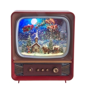 UPC 086131675126 product image for Musical Santa Television Christmas Snow Globe Lantern - 10 - All | upcitemdb.com