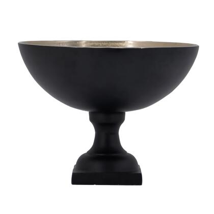 Round Aluminum Footed Bowl - 8.5