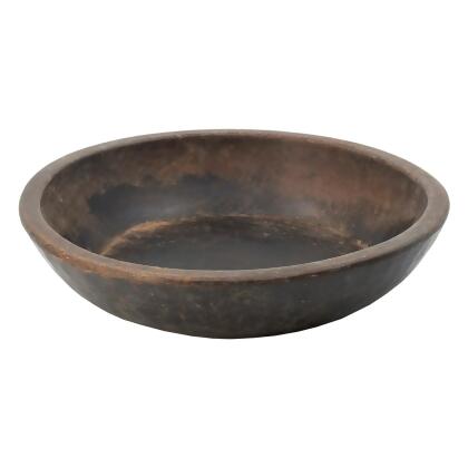 Carved Wooden Bowl - 14.5