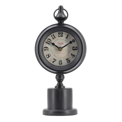 Round Pedestal Table Clock - 14.5