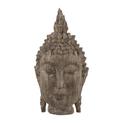 Large Meditating Buddha Head Sculpture - 12