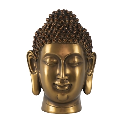 Resin Buddha Statue Head - 10.25
