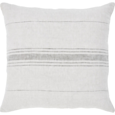 Malia Striped Linen Throw Pillow - 20