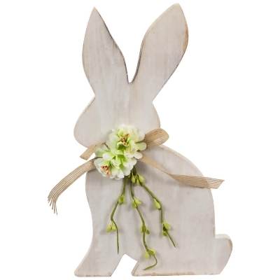 Distressed Rabbit Silhouette Easter Decoration - 11.25