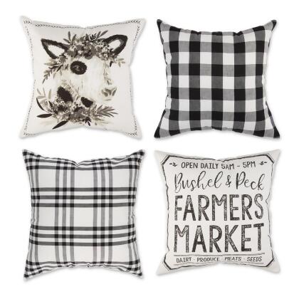 Farmhouse Check and Farmers Pillow Covers 18