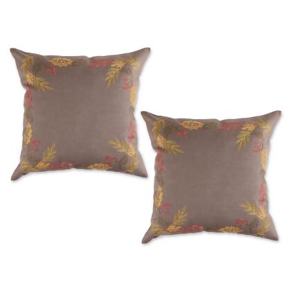 Shimmering Leaves Outdoor Patio Throw Pillow Covers - 18