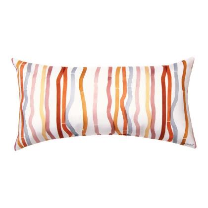 Abstract Striped Lumbar Throw Pillow - 17