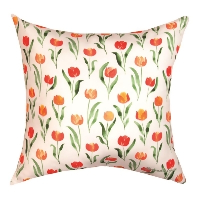 Floral Square Throw Pillow - 18
