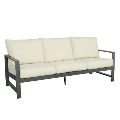Metal Outdoor Sofa with Cushions - 77